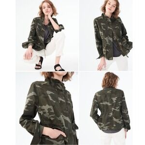 Love Tree Women's Camo Print Jacket, Lightweight Military Anorak Coat size small